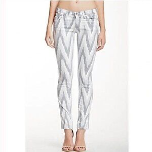 Adriano Goldschmied the stilt cigarette‎ jean skinny ankle chevron denim pants